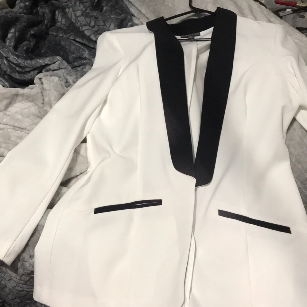 White and black Blazer